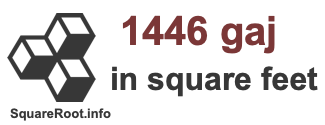 1446 Gaj in Square Feet