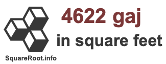 4622 Gaj in Square Feet