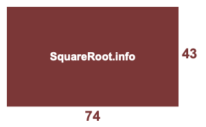 43x74 Room illustration