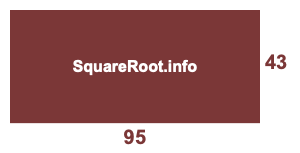 43x95 Room illustration