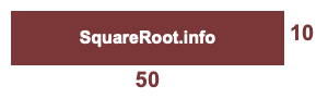 50 by 10 Room illustration 50x10 Room illustration