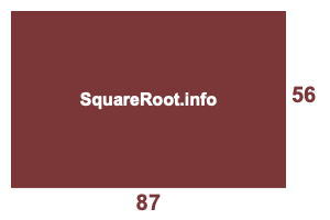 56x87 Room illustration