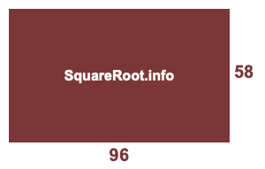 58x96 Room illustration