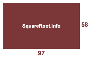 58x97 Room illustration