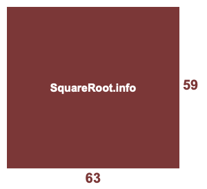 63x59 Room illustration