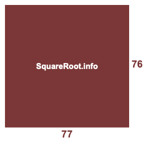 77x76 Room illustration
