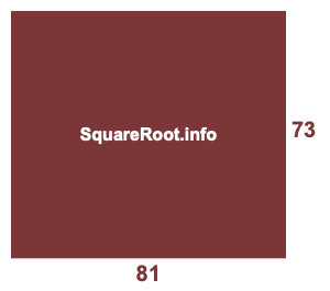 81x73 Room illustration