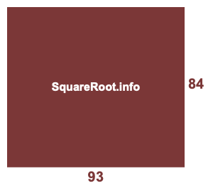 84x93 Room illustration