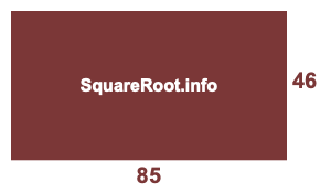 85x46 Room illustration