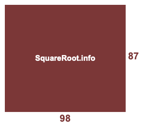 87x98 Room illustration