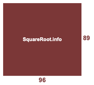 89x96 Room illustration