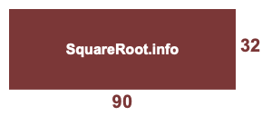 90 by 32 Room illustration 90x32 Room illustration