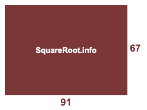 91x67 Room illustration