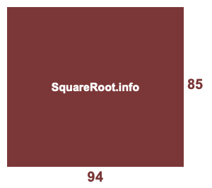 94x85 Room illustration
