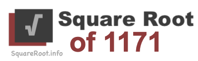 Square Root of 1171