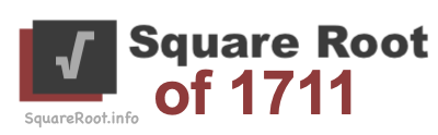 Square Root of 1711