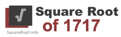 Square Root of 1717