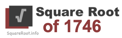 Square Root of 1746 Square Root of 1746