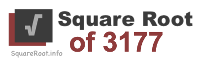 Square Root of 3177 Square Root of 3177