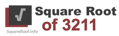 Square Root of 3211 Square Root of 3211