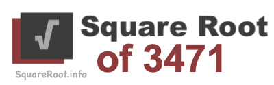 Square Root of 3471