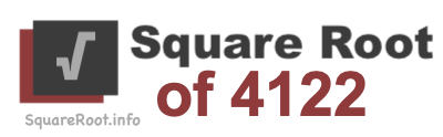 Square Root of 4122 Square Root of 4122