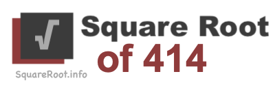 Square Root of 414