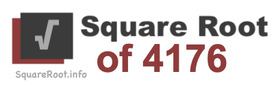 Square Root of 4176 Square Root of 4176