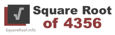 Square Root of 4356 Square Root of 4356