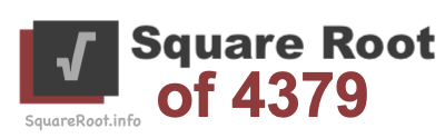 Square Root of 4379 Square Root of 4379