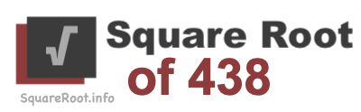 Square Root of 438