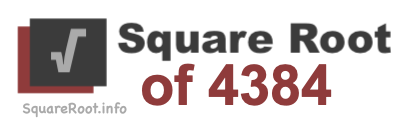 Square Root of 4384 Square Root of 4384
