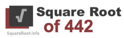 Square Root of 442