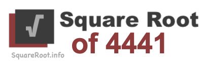 Square Root of 4441 Square Root of 4441