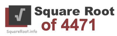 Square Root of 4471