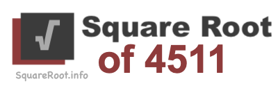 Square Root of 4511 Square Root of 4511