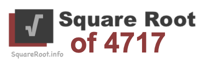Square Root of 4717 Square Root of 4717