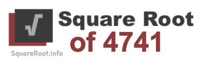 Square Root of 4741 Square Root of 4741
