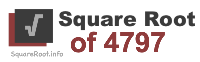 Square Root of 4797