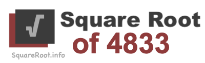 Square Root of 4833