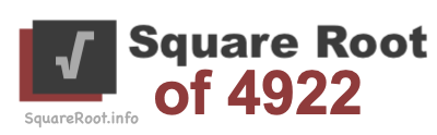 Square Root of 4922 Square Root of 4922