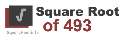 Square Root of 493