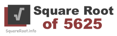 Square Root of 5625 Square Root of 5625