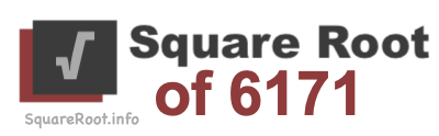 Square Root of 6171 Square Root of 6171