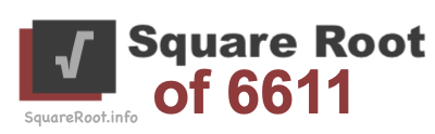 Square Root of 6611