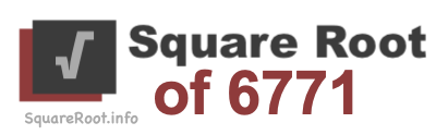 Square Root of 6771