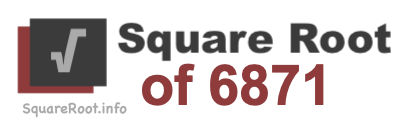 Square Root of 6871 Square Root of 6871