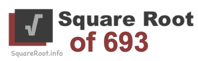 Square Root of 693