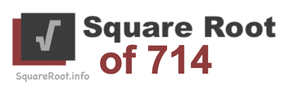 Square Root of 714