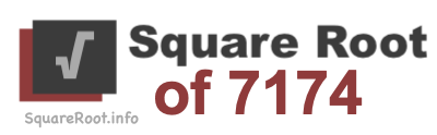 Square Root of 7174 Square Root of 7174